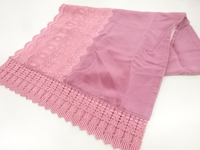 ビロードレース花模様ショール